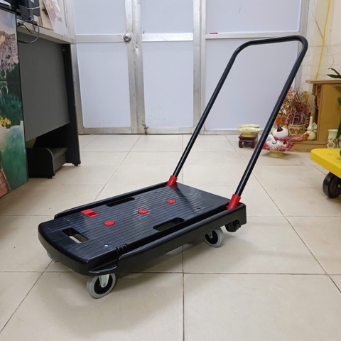 Xe kéo đẩy hàng sàn nhựa gấp gọn NA-100 (100kg)