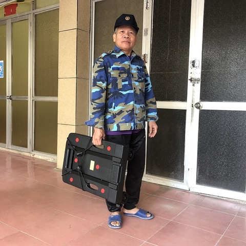 Xe kéo hàng chung cư gấp gọn 5 bánh VT-08S