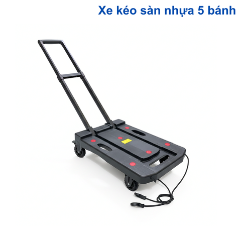 Xe kéo hàng chung cư gấp gọn 5 bánh VT-08S