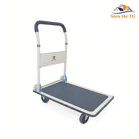 Xe đẩy hàng sàn thép  4 bánh 150kg gấp gọn FD-150