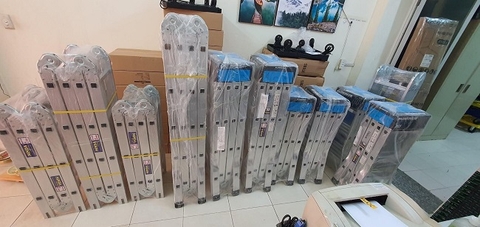 Thang Nhôm Gấp Chữ M Ninda ND-404 (2.25m)