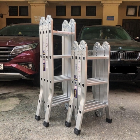 Thang Nhôm Gấp Chữ M Ninda ND-404 (2.25m)