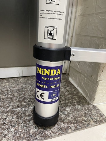 Thang nhôm rút đơn Ninda ND-32