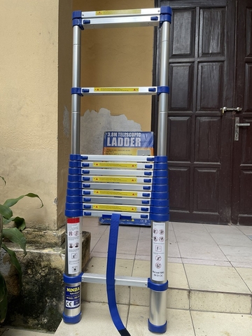 Thang nhôm rút đơn Ninda NK-44 (4.4m)