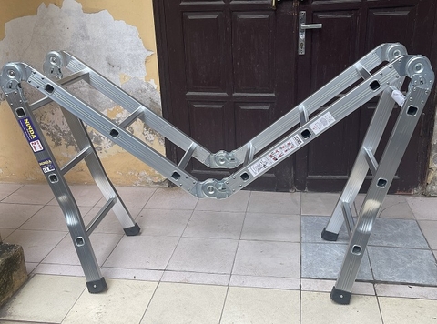 Thang Nhôm Gấp Chữ M Ninda ND-403 (1.7m)
