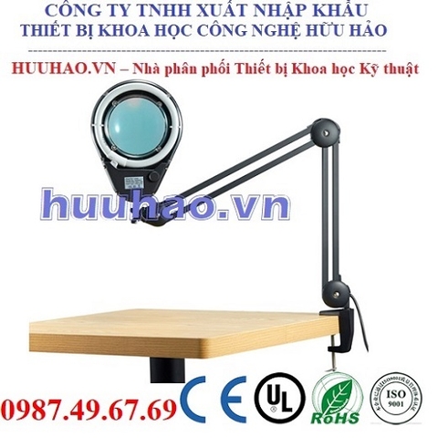 Kính lúp kẹp bàn đèn huỳnh quang 8066D2