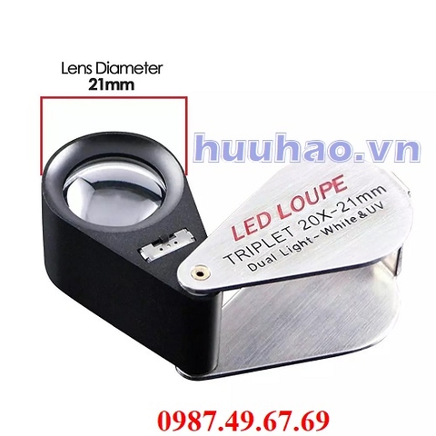 Led loupe triplet 30x-21mm.