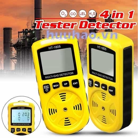 Thiết bị đo 4 khí o2-co-h2s-lel ht1805