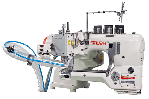 Máy viền chắp 4 kim 6 chỉ Siruba D007S-452-02-ET/AW1