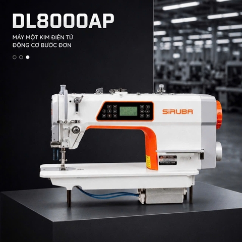 Máy may 1 kim điện tử dầu kín Siruba  DL8000AP-BM1-16Q