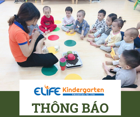 E-Life Kindergarten_ Thông báo về việc đón trẻ trở lại trường