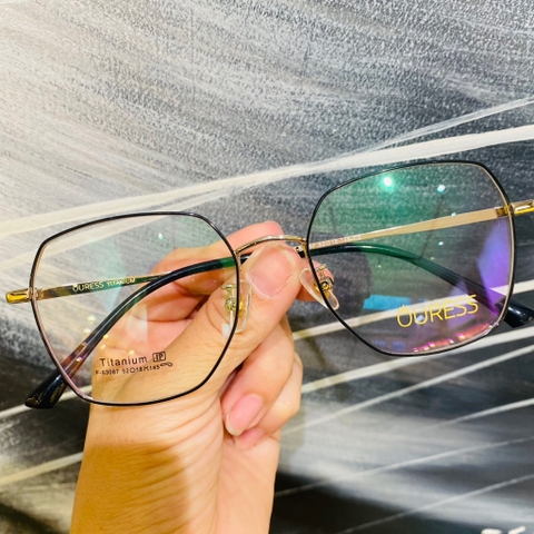 Gọng kính cận F63093 F63087 F63023 B2007 chất liệu titan thời trang mắt kính OURESS nam nữ siêu nhẹ siêu bền