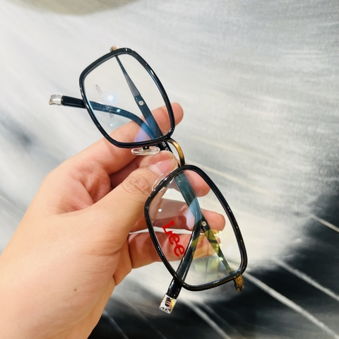 Gọng kính nhựa phối càng hợp kim cao cấp thời trang nam nữ Ouress H0050