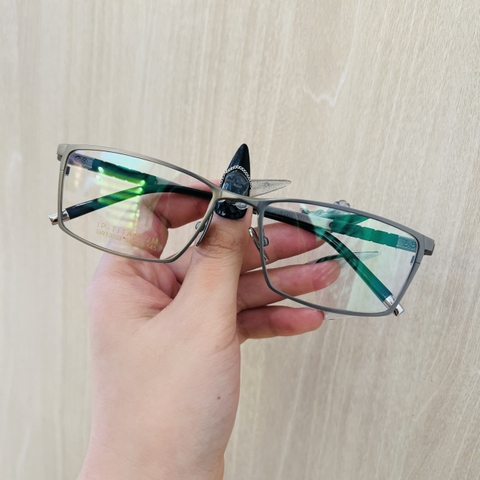 Gọng kính titanium sw10003 thời trang nam siêu nhẹ siêu bền OURESS