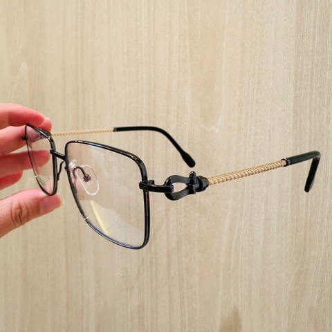 Gọng kính 16082 titanium cận/viễn/loạn nam nữ thời trang cá tính mắt kính OURESS