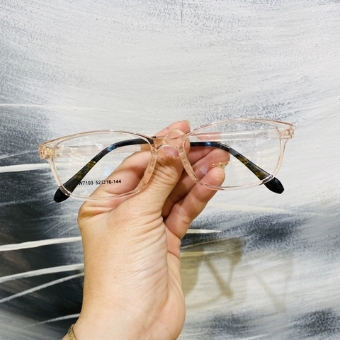 Gọng kính nhựa w7103 thời trang nam nữ siêu nhẹ siêu bền OURESS