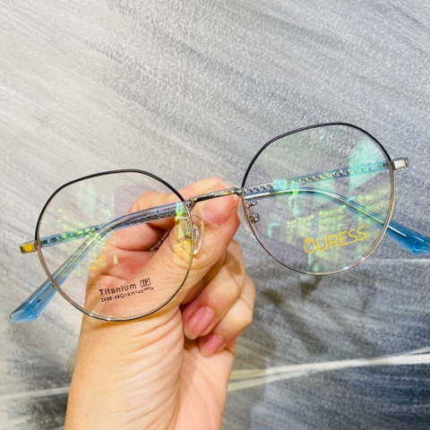 Gọng kính cận 2035 2018 5201315 titan thời trang mắt kính OURESS nam nữ siêu nhẹ siêu bền