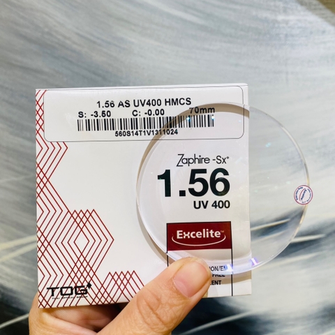 Tròng kính tog cận/viễn/loạn 1.56 hmcs có độ mắt kính OURESS chống uv, phủ nano chính hãng mắt kính OURESS