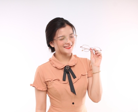 Gọng kính hợp kim 5592 thời trang nữ siêu nhẹ siêu bền OURESS