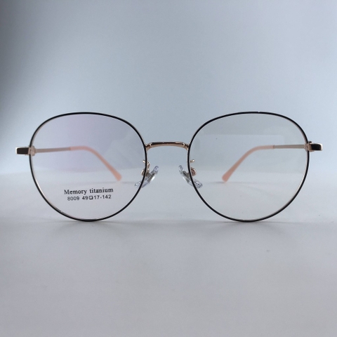 Gọng kính titanium memory 8009 thời trang cao cấp nam nữ siêu nhẹ siêu bền OURESS