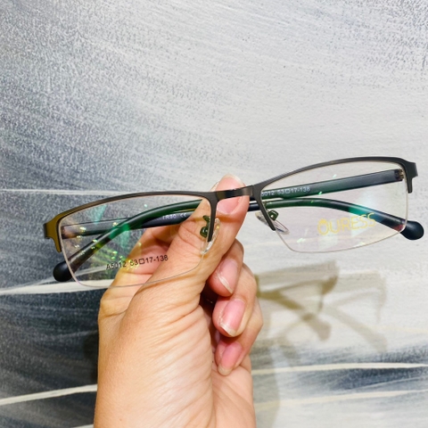 Gọng kính cận A5012 Z031 A5114 hợp kim cước OURESS thời trang nam nữ siêu nhẹ siêu bền