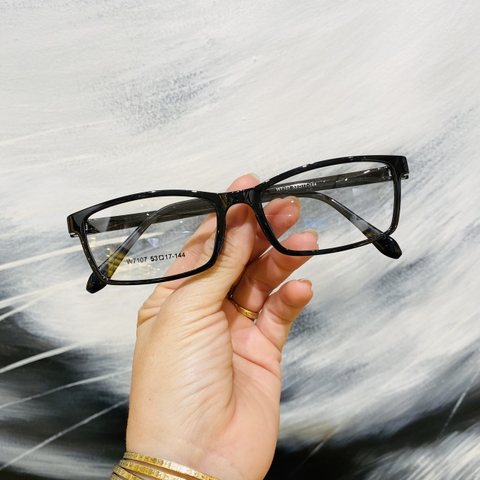 Gọng kính nhựa w7107 thời trang nam nữ siêu nhẹ siêu bền OURESS