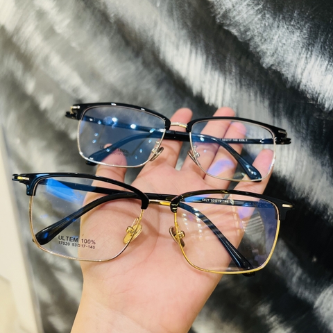 Gọng kính hợp kim thời trang nam nữ siêu nhẹ siêu bền Ouress 17020