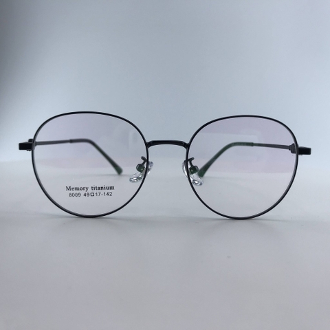 Gọng kính titanium memory 8009 thời trang cao cấp nam nữ siêu nhẹ siêu bền OURESS