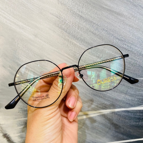 Gọng kính cận 2035 2018 5201315 titan thời trang mắt kính OURESS nam nữ siêu nhẹ siêu bền