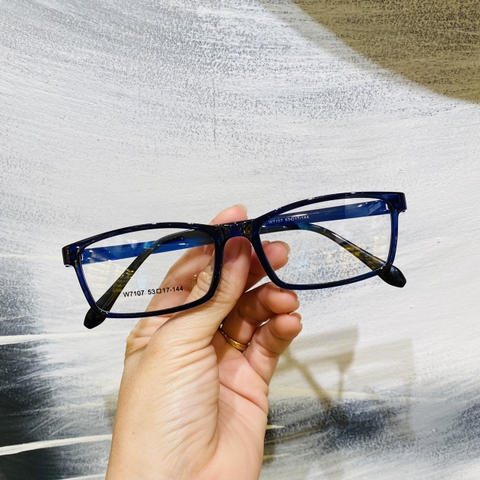 Gọng kính nhựa w7107 thời trang nam nữ siêu nhẹ siêu bền OURESS