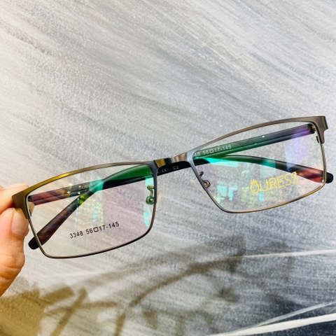 Gọng kính cận 58026 3322 3348 hợp kim mắt kính OURESS thời trang nam nữ siêu bền