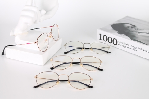 Gọng kính hợp kim 19023 thời trang nữ siêu nhẹ siêu bền OURESS