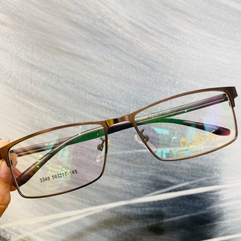 Gọng kính cận 58026 3322 3348 hợp kim mắt kính OURESS thời trang nam nữ siêu bền