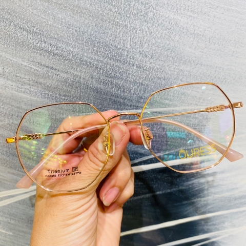 Gọng kính cận F63093 F63087 F63023 B2007 chất liệu titan thời trang mắt kính OURESS nam nữ siêu nhẹ siêu bền