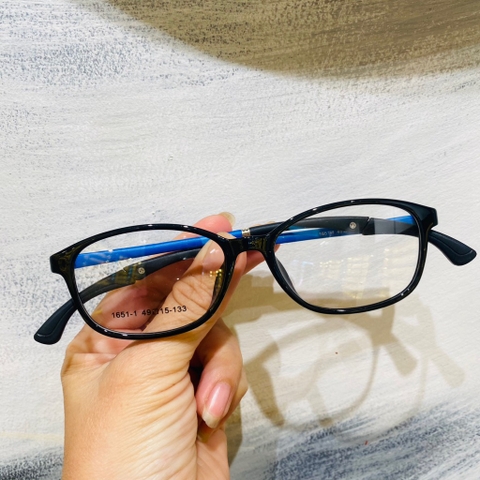 Gọng kính nhựa M9167 1651 có cài vành tai thời trang nam nữ siêu nhẹ OURESS