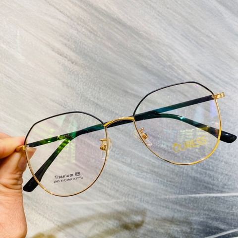 Gọng kính titanium HML6006 2063 9066 T8036 thời trang nam nữ cao cấp siêu nhẹ siêu bền OURESS