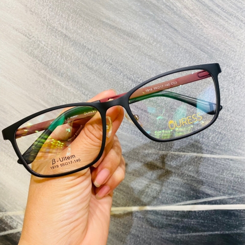 Gọng kính cận 1919 H66039 nhựa dẻo ultem thời trang nam nữ mắt kính OURESS