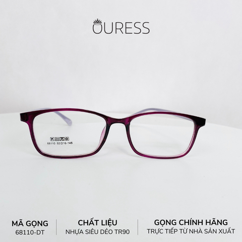 Gọng Kính TR90 Siêu Nhẹ Siêu Bền Thời Trang – Hàng Chính Hãng 68110