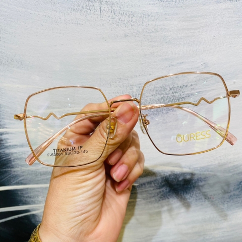 Gọng kính cận F63061 F63025 2031 titan thời trang mắt kính OURESS nam nữ siêu nhẹ siêu bền