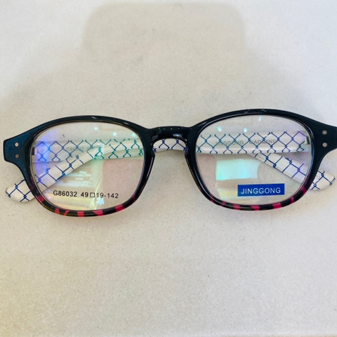 Gọng kính nhựa 86032 thời trang nam nữ siêu nhẹ siêu bền OURESS