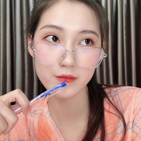 Gọng kính cận 85006 chất liệu titan thời trang mắt kính OURESS nam nữ siêu nhẹ siêu bền