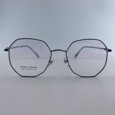 Gọng kính titanium memory 8001 thời trang cao cấp nam nữ siêu nhẹ siêu bền OURESS