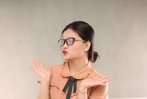 Gọng kính nhựa 86031 thời trang nam nữ cá tính siêu bền OURESS