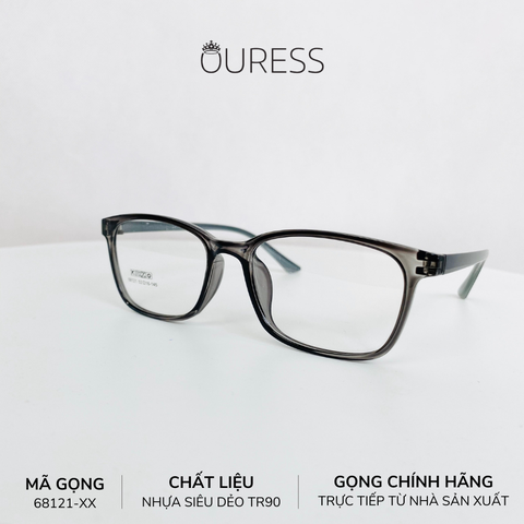 Gọng kính nhựa 68121 thời trang nam nữ siêu nhẹ siêu bền OURESS