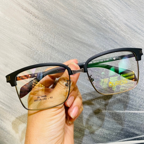 Gọng kính cận ZR76088 ZR76072 nhựa hợp kim thời trang mắt kính OURESS nam nữ siêu bền