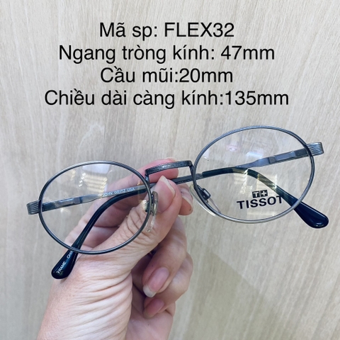 Gọng kính hợp kim W6011 9417 Flex32 5317 2903 thời trang nam nữ OURESS