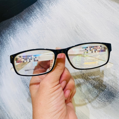 Gọng kính nhựa 86017 thời trang nam nữ siêu nhẹ siêu bền OURESS