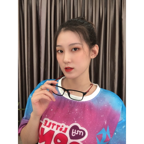 Gọng kính Vuông Nhựa Dẻo Ouress 6335 Cực Nhẹ Dễ Thương