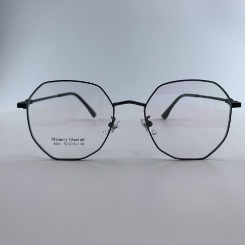 Gọng kính titanium memory 8001 thời trang cao cấp nam nữ siêu nhẹ siêu bền OURESS