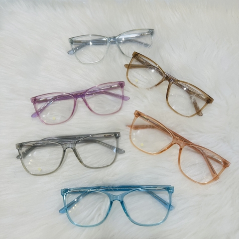 Gọng kính nhựa acetate siêu nhẹ siêu bền thời trang OURESS - 6609